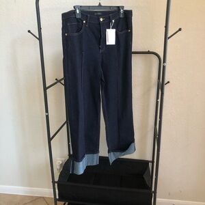 Classic Navy Ankle Jeans